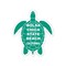 R and R Imports Bolsa Chica State Beach California Souvenir 4 Inch Green Turtle Shape Decal Sticker